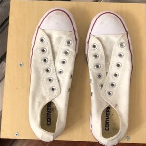 Converse all stars. WITH NO LACES